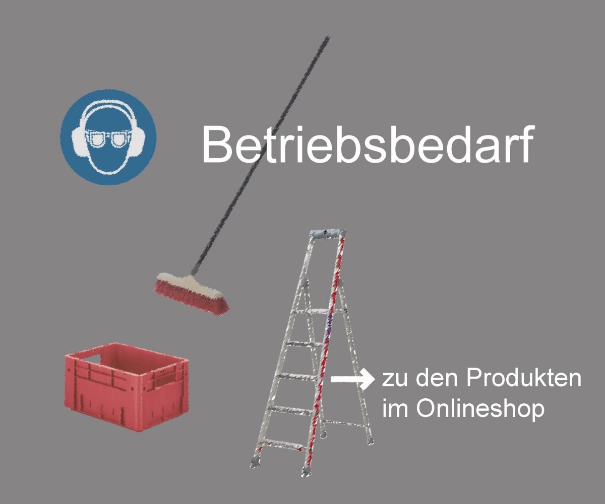 Button zum Onlineshop Betriebsbedarf